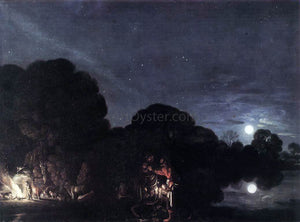  Adam Elsheimer Flight into Egypt - Canvas Art Print