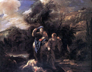  Domenico Feti Flight to Egypt - Canvas Art Print