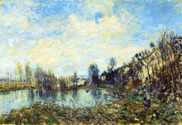  Alfred Sisley Flooded Field - Canvas Art Print