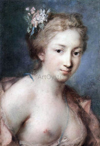  Rosalba Carriera Flora - Canvas Art Print