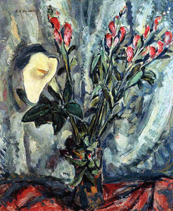  Alfred Henry Maurer Floral Still Life with Calla Lily - Canvas Art Print