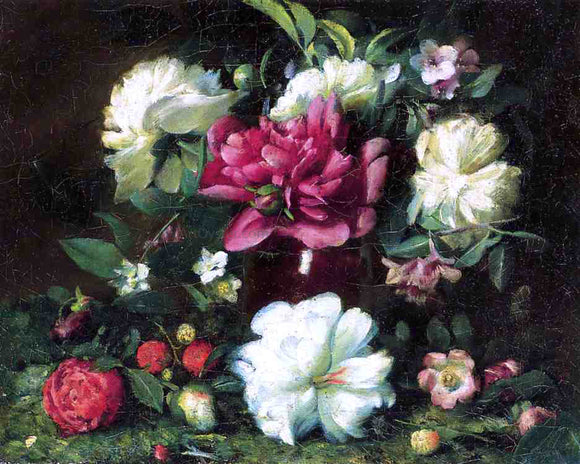  Joseph Decker Floral Still Life - Canvas Art Print