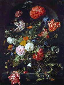  Jan Davidsz De Heem Flower Piece - Canvas Art Print