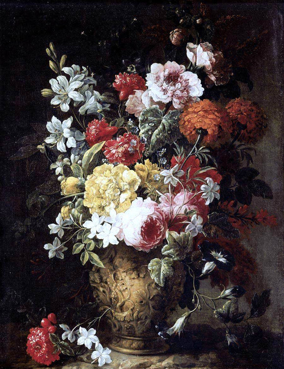  The Younger Gaspar Pieter Verbruggen Flower Piece - Canvas Art Print