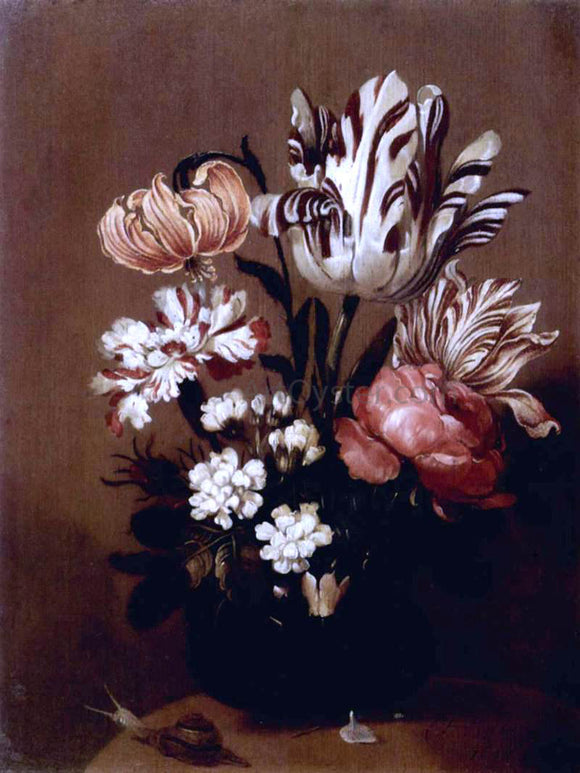  Hans Bollongier Flower Piece - Canvas Art Print