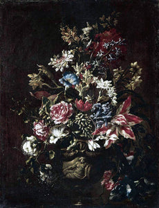  Mario Die fiori Flower Still-Life - Canvas Art Print