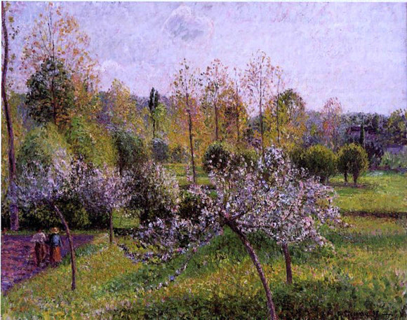  Camille Pissarro Flowering Apple Trees, Eragny - Canvas Art Print