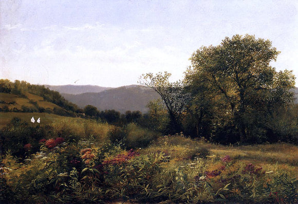  Jerome B. Thompson Flowering Field - Canvas Art Print