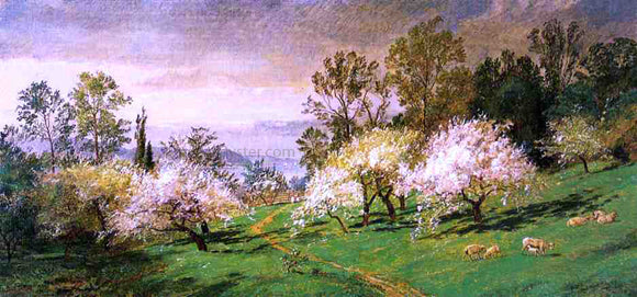 Jasper Francis Cropsey Flowering Trees - Canvas Art Print