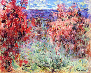  Claude Oscar Monet Flowering Trees near the Coast - Canvas Art Print
