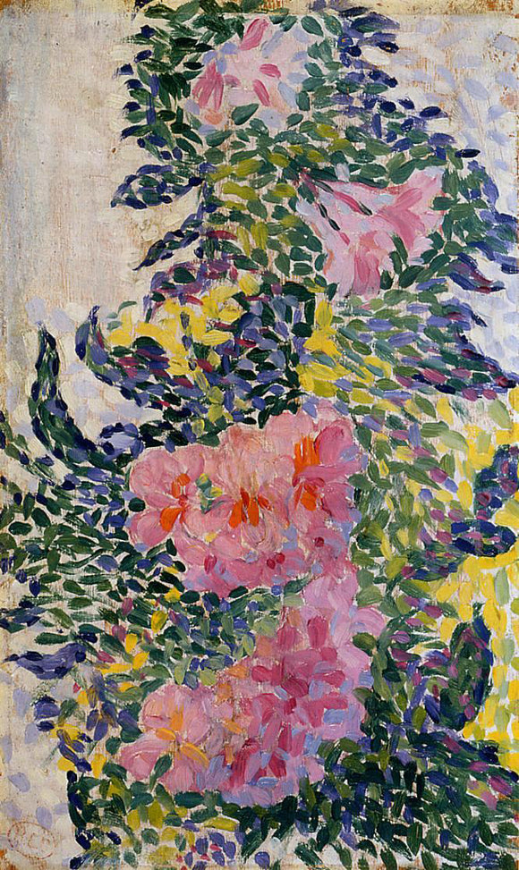  Henri Edmond Cross Flowers - Canvas Art Print