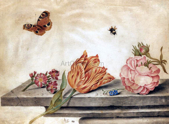  Jan Baptist Van Fornenburgh Flowers - Canvas Art Print