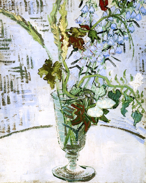  Vincent Van Gogh Flowers in a Vase - Canvas Art Print