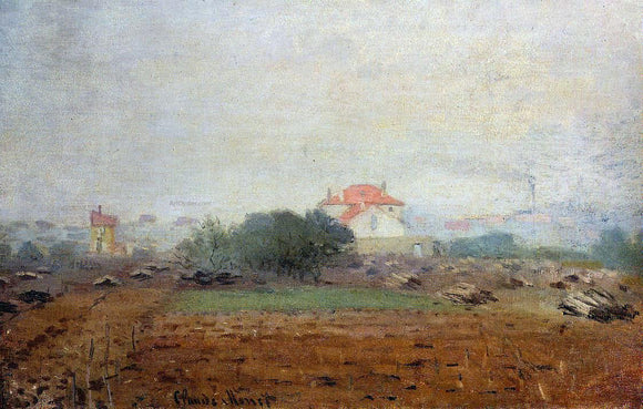  Claude Oscar Monet Fog Effect - Canvas Art Print