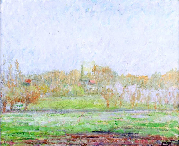  Camille Pissarro Fog in Eragny - Canvas Art Print