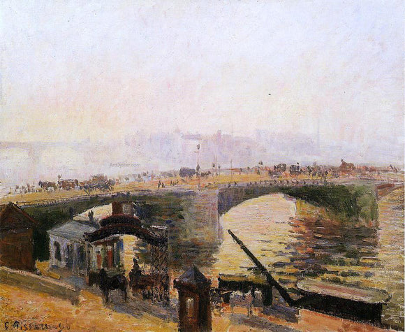  Camille Pissarro Fog, Morning, Rouen - Canvas Art Print