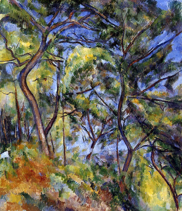  Paul Cezanne Forest - Canvas Art Print