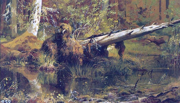  Ivan Ivanovich Shishkin Forest (etude) - Canvas Art Print