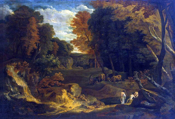  Cornelis Huysmans Forest Landscape - Canvas Art Print