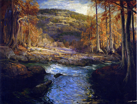  Julian Onderdonk Forest Stream (also known as Headwaters of the Guadalupe) - Canvas Art Print