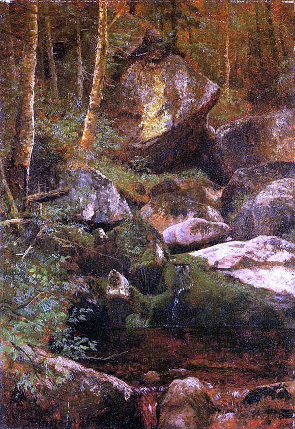  Albert Bierstadt Forest Stream - Canvas Art Print