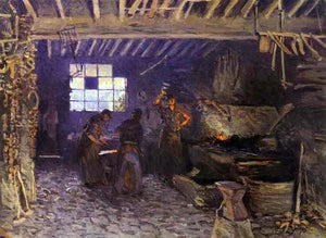  Alfred Sisley Forge at Marly-le-Roi - Canvas Art Print