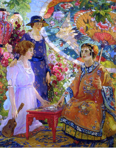  Colin Campbell Cooper A Fortune Teller - Canvas Art Print