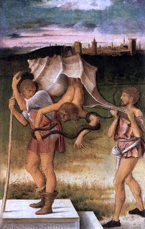  Giovanni Bellini Four Allegories: Falsehood (or Wisdom) - Canvas Art Print