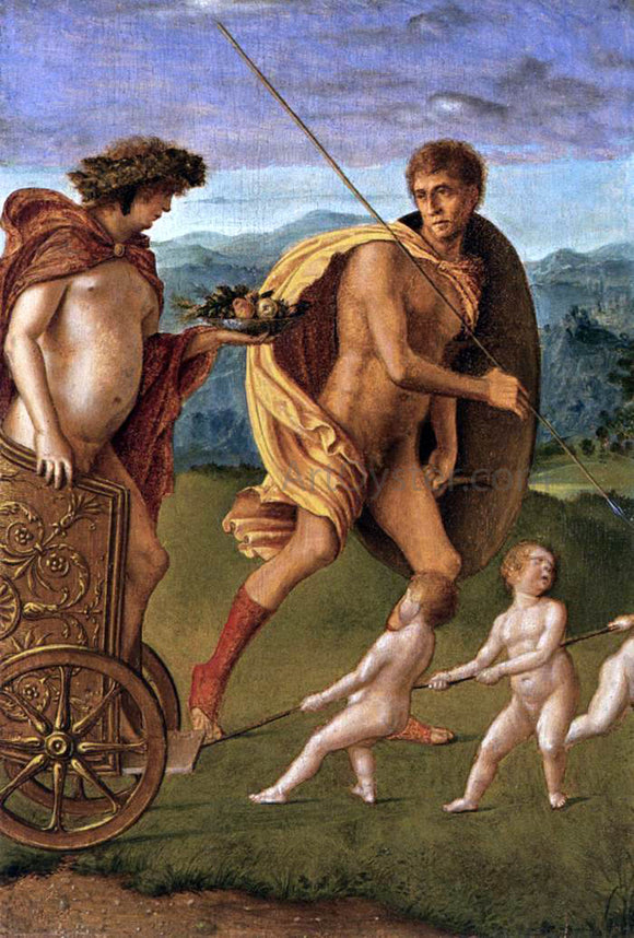  Giovanni Bellini Four Allegories: Lust (or Perseverance) - Canvas Art Print