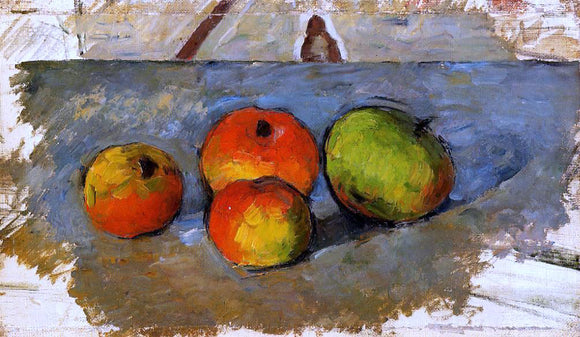  Paul Cezanne Four Apples - Canvas Art Print