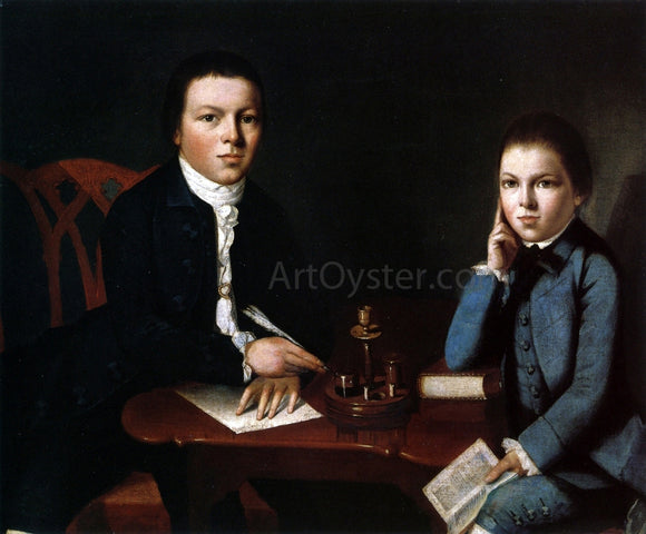  Gilbert Stuart Francis Malbone and His Brother Saunders - Canvas Art Print