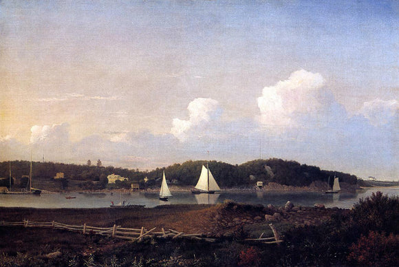  Fitz Hugh Lane Fresh Water Cove from Dolliver's Neck, Glouster - Canvas Art Print