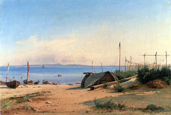  Wilhelm Thomas Pedersen From Hornback Beach - Canvas Art Print