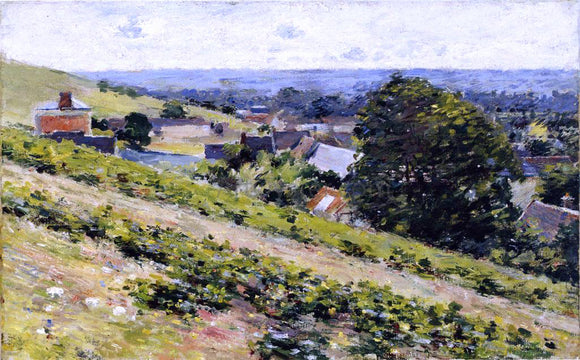  Theodore Robinson From the Hill, Giverny - Canvas Art Print