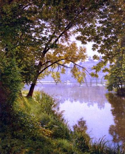  Henri Biva From the Water's Edge - Canvas Art Print