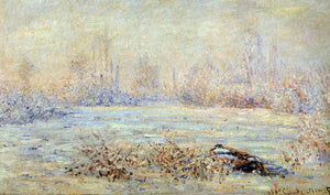  Claude Oscar Monet Frost - Canvas Art Print