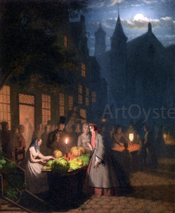  Johann Mongles Culverhouse Fruit and Vegetable Market - Canvas Art Print