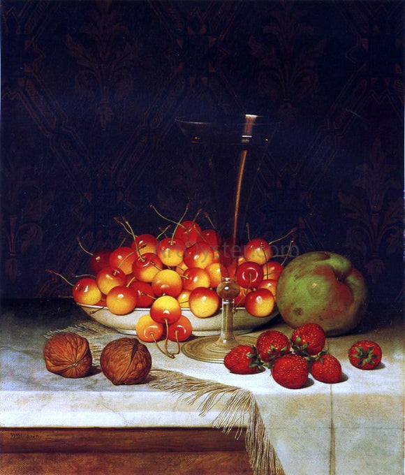  William Mason Brown Fruit and Wine - Canvas Art Print