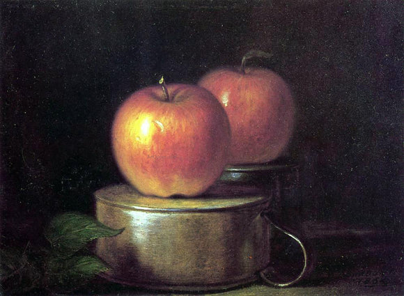  William Sidney Mount Fruit Piece: Apples on Tin Cups - Canvas Art Print