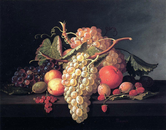  Paul Lacroix Fruit Still Life - Canvas Art Print