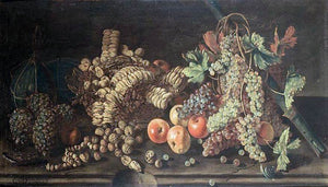  Giovanni Battista Ruoppolo Fruit Still-Life - Canvas Art Print