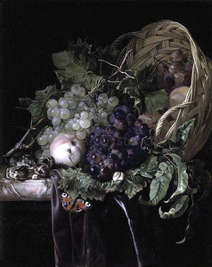  Willem Van Aelst Fruit Still-Life - Canvas Art Print