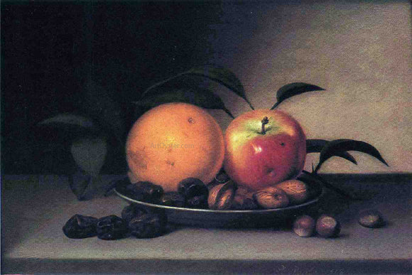  Raphaelle Peale Fruits and Nuts in a Dish - Canvas Art Print