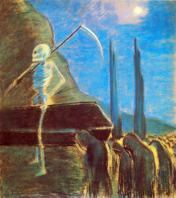  Mikalojus Ciurlionis Funeral Symphony V - Canvas Art Print