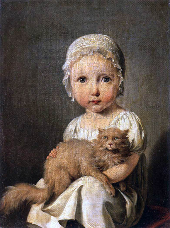  Louis Leopold Boilly Gabrielle Arnault as a Child - Canvas Art Print