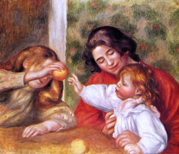  Pierre Auguste Renoir Gabrielle, Jean and a Little Girl - Canvas Art Print