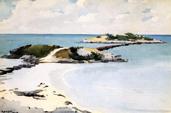  Winslow Homer Gallow's Island, Bermuda - Canvas Art Print