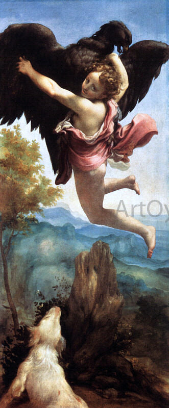  Correggio Ganymede - Canvas Art Print