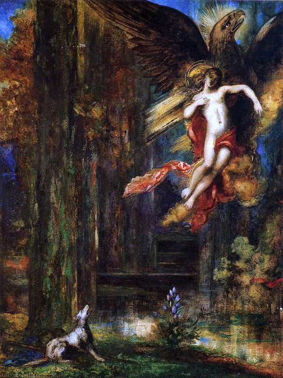  Gustave Moreau Ganymede - Canvas Art Print