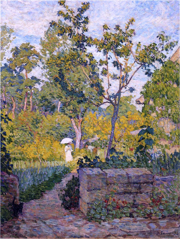  Henri Lebasque Garden at Champigny - Canvas Art Print